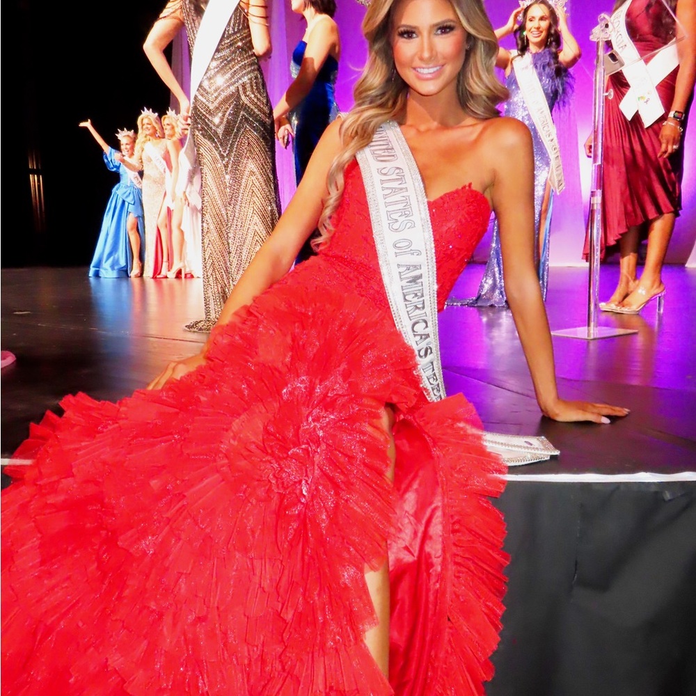 Red Prom Dress - Picture 2 of 4